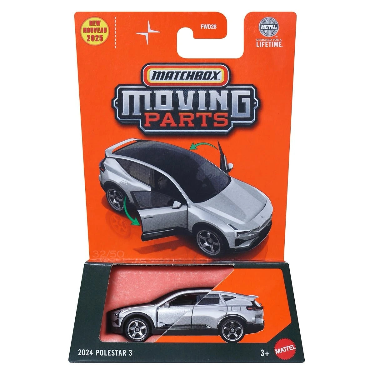 MatchBox Moving Parts 2024 Polestar 3