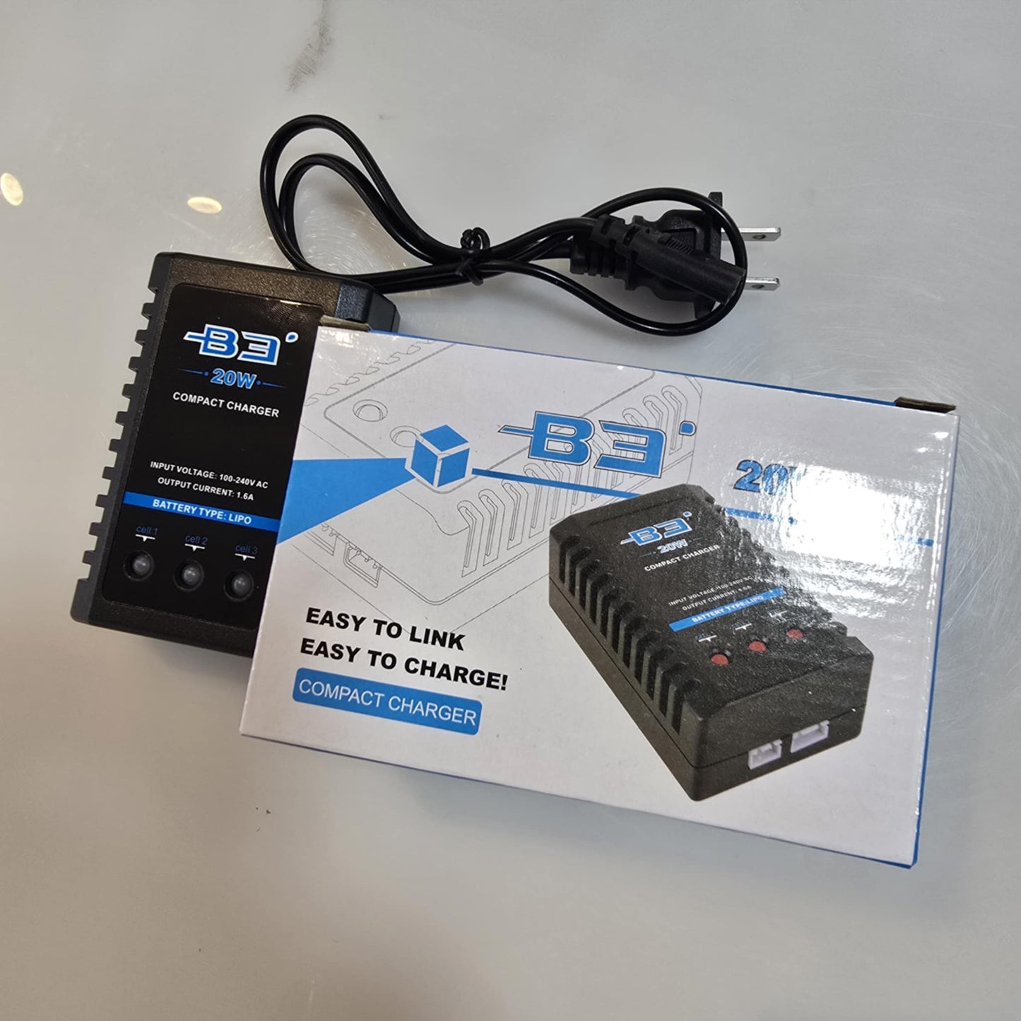 20W B3 Compact LiPo Charger