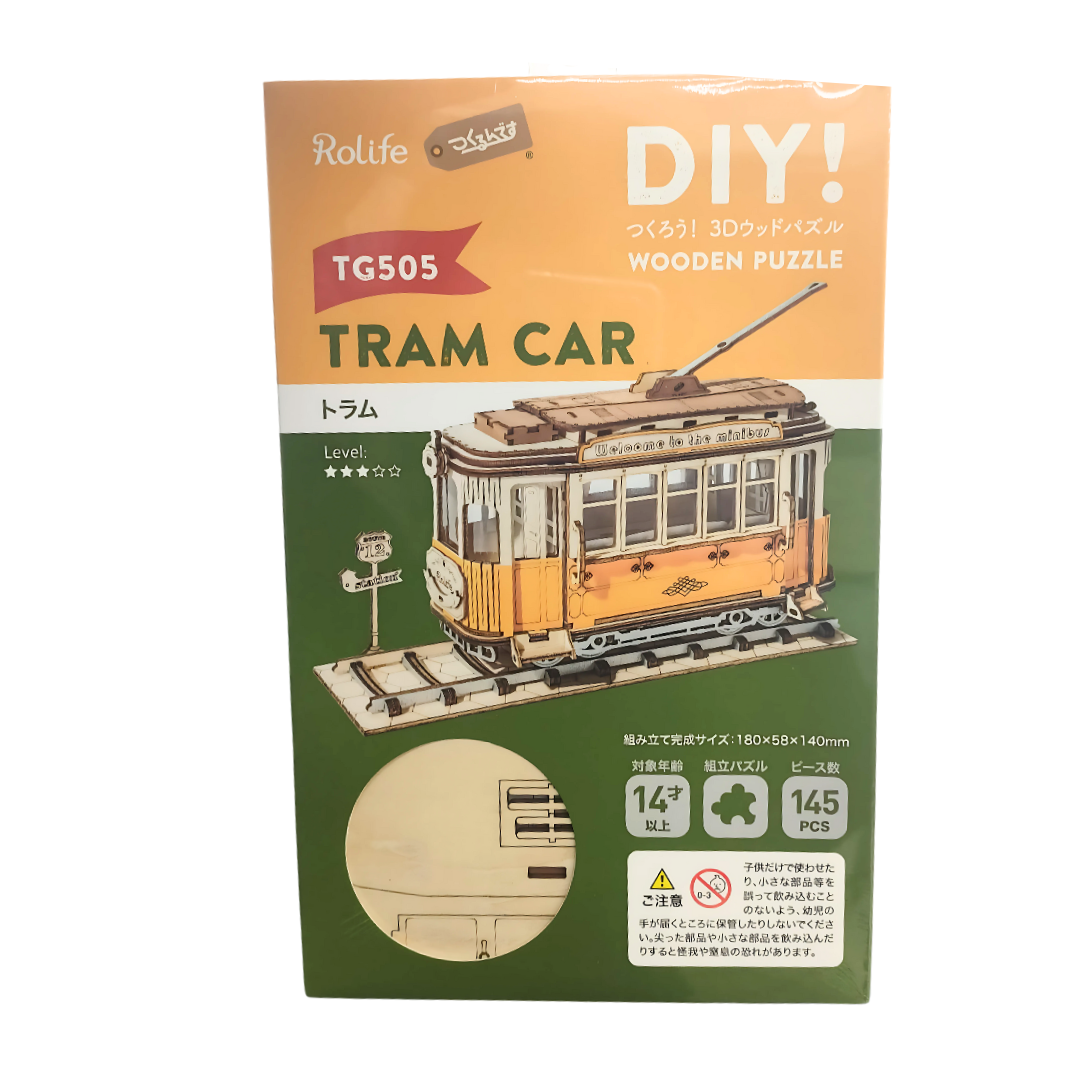 DIY Wooden Puzzle Scale Model Vehicle
