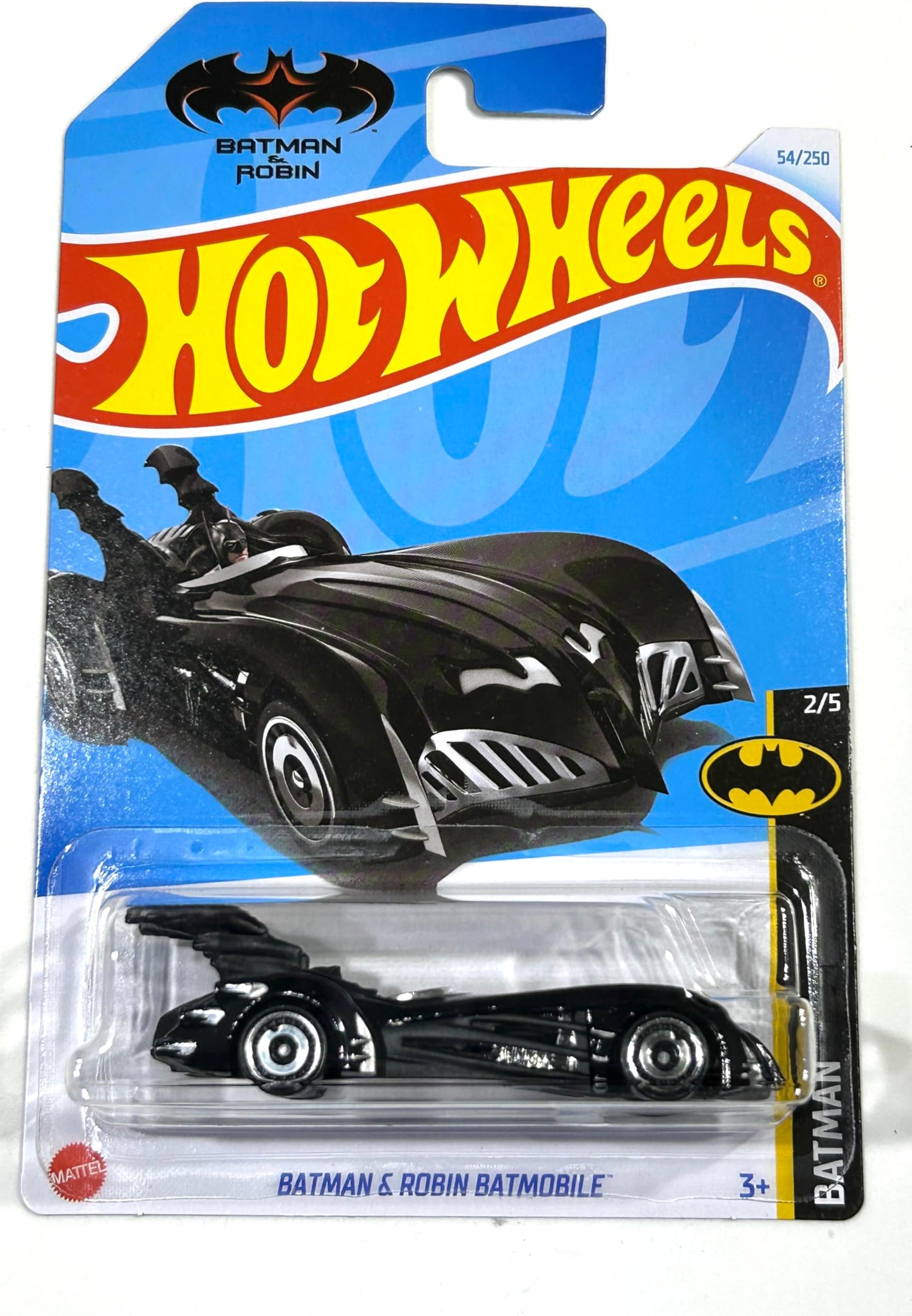 HOT WHEELS BATMAN Batman & Robin Batmobile