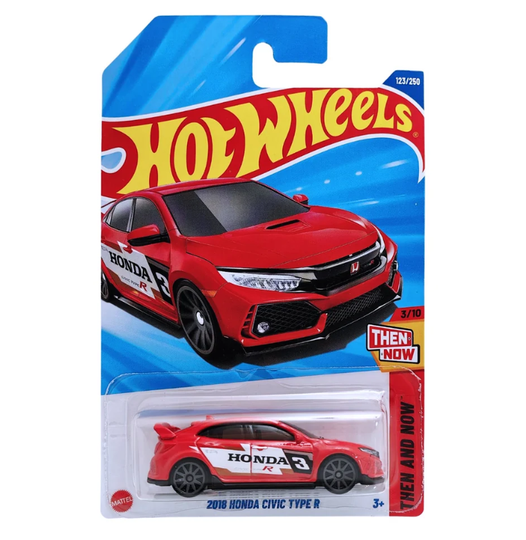 HOT WHEELS THEN AND NOW 2018 Honda Civic Type R