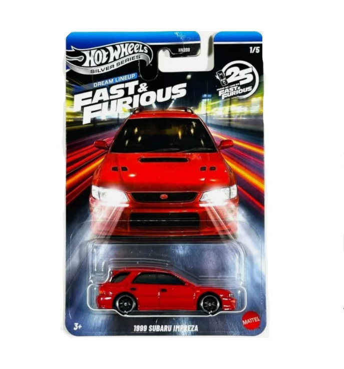 Hot Wheels Premium Fast & Furious Dream Line Up - 1999 Subaru Impreza