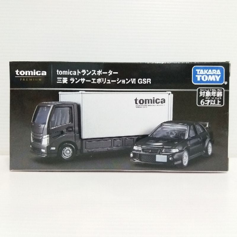 Tomica Premium Transporter Mitsubishi Lancer Evolution VI GSR