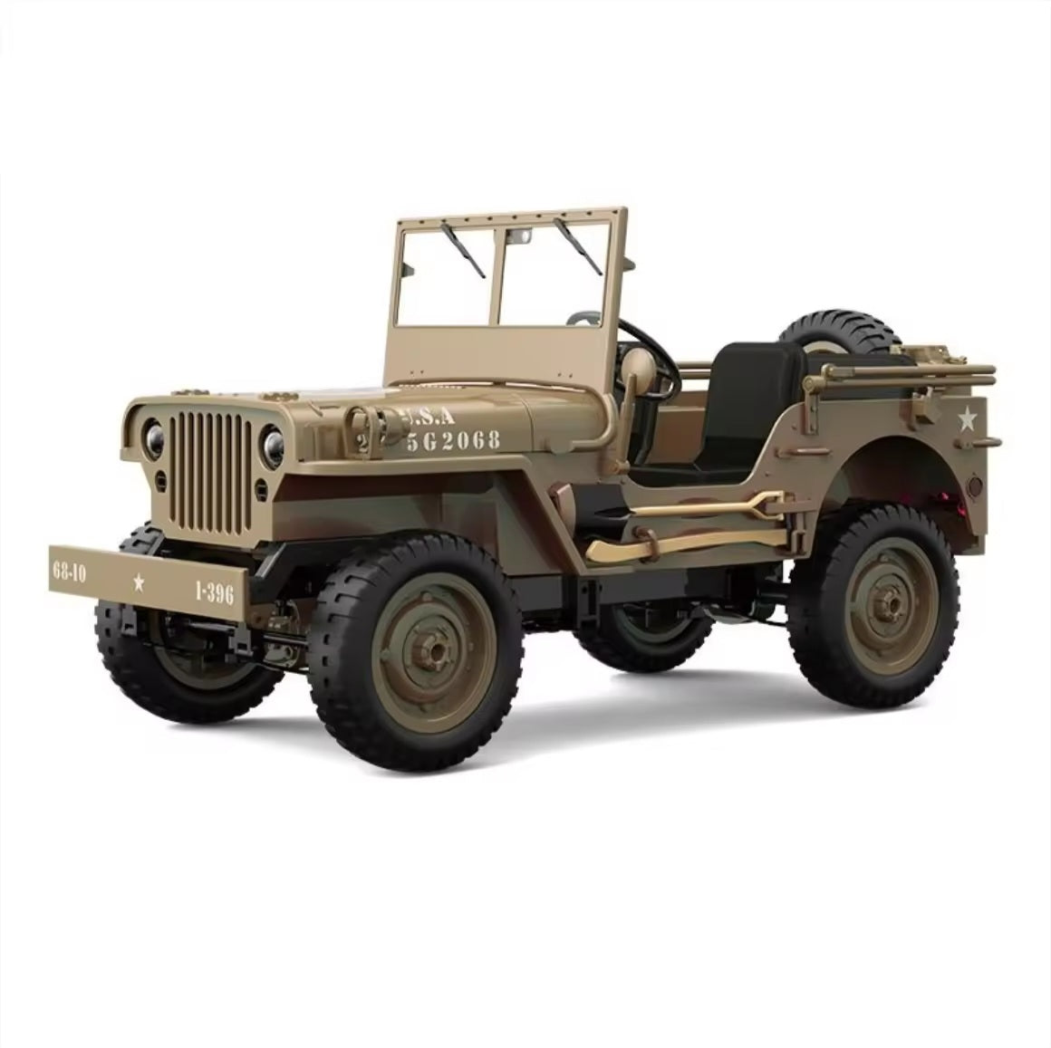 1:10 Willys Military Jeep Crawler