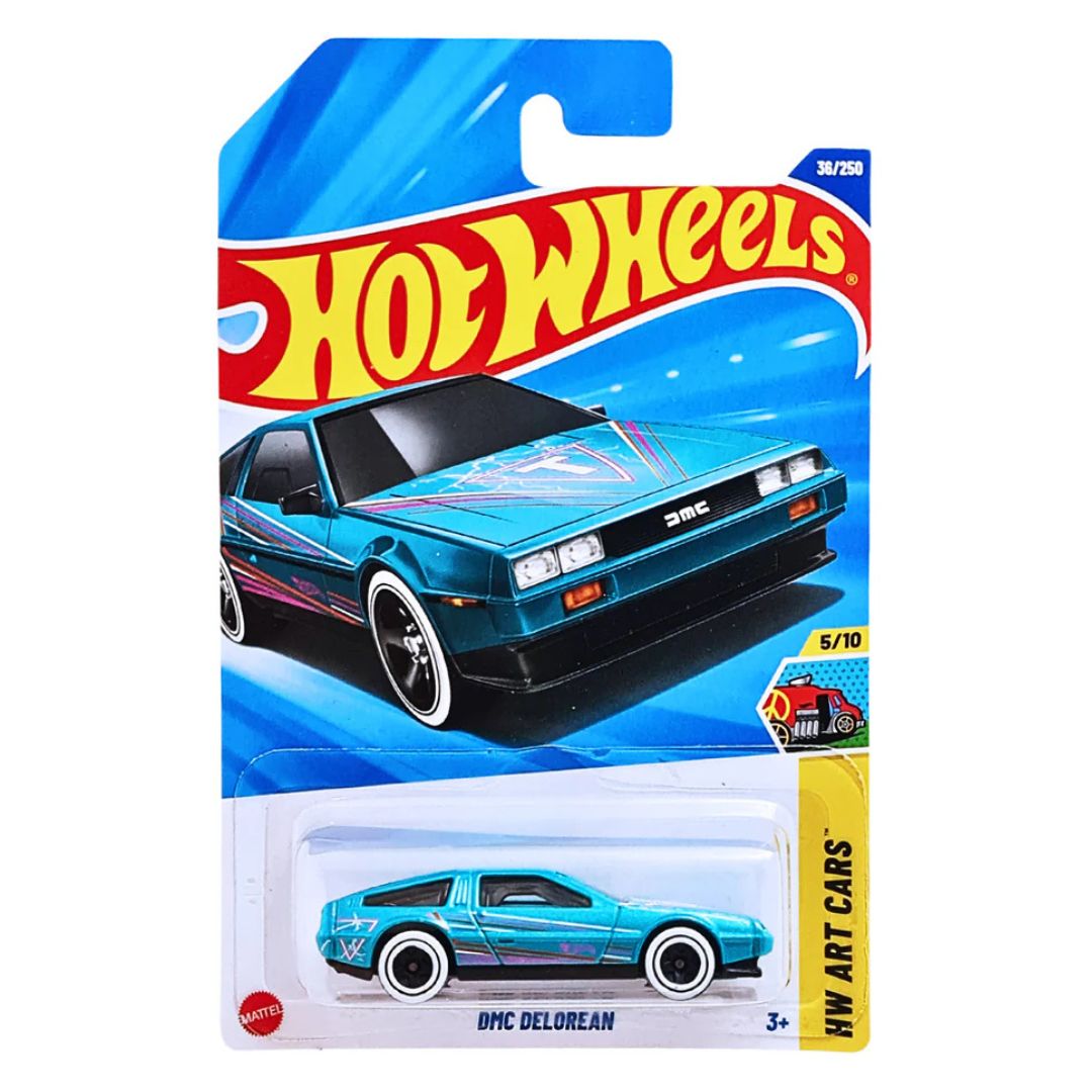 HOT WHEELS HW ART CARS DMC Delorean