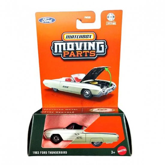 MatchBox Moving Parts 1963 Ford ThundeBird