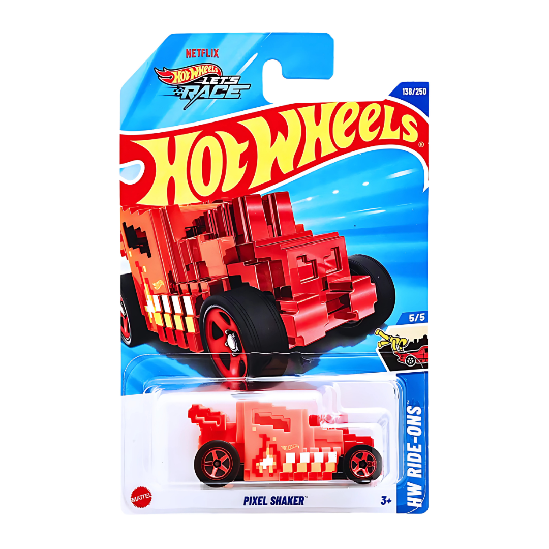HOT WHEELS RIDE ONS PIXEL SHAKER