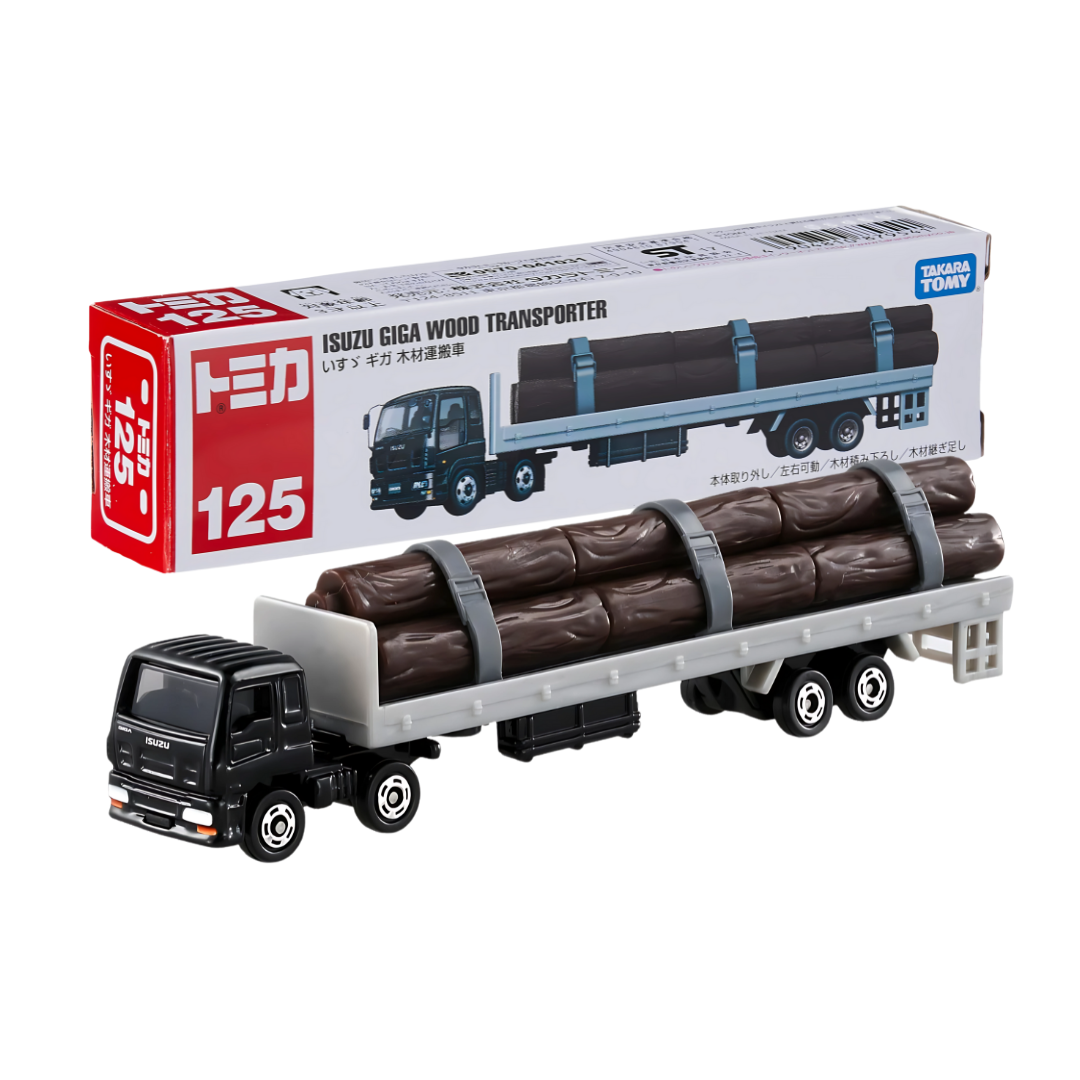 Tomica No. 125 Isuzu Giga Wood Transporter
