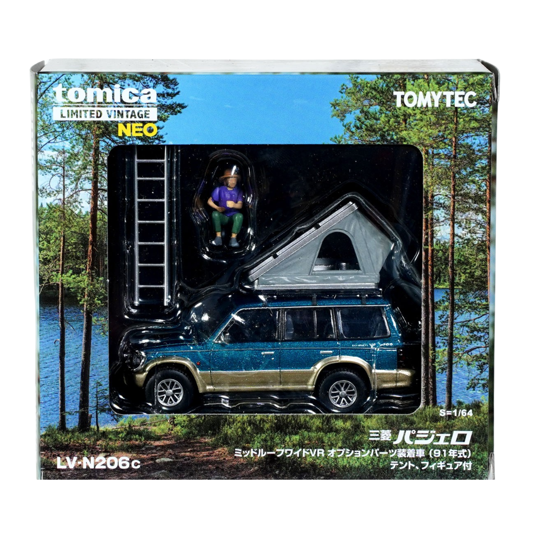 Tomica Limited Vintage Neo 1/64 LV-N206c Mitsubishi Pajero Mid-Roof Wide VR (91' Model)
