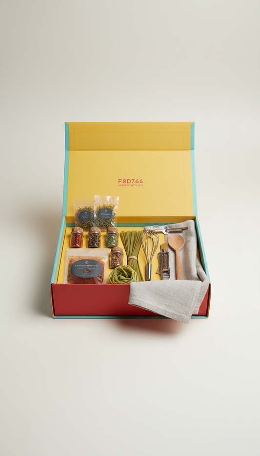Cooking Kit Featuring Curated Global Recipes
