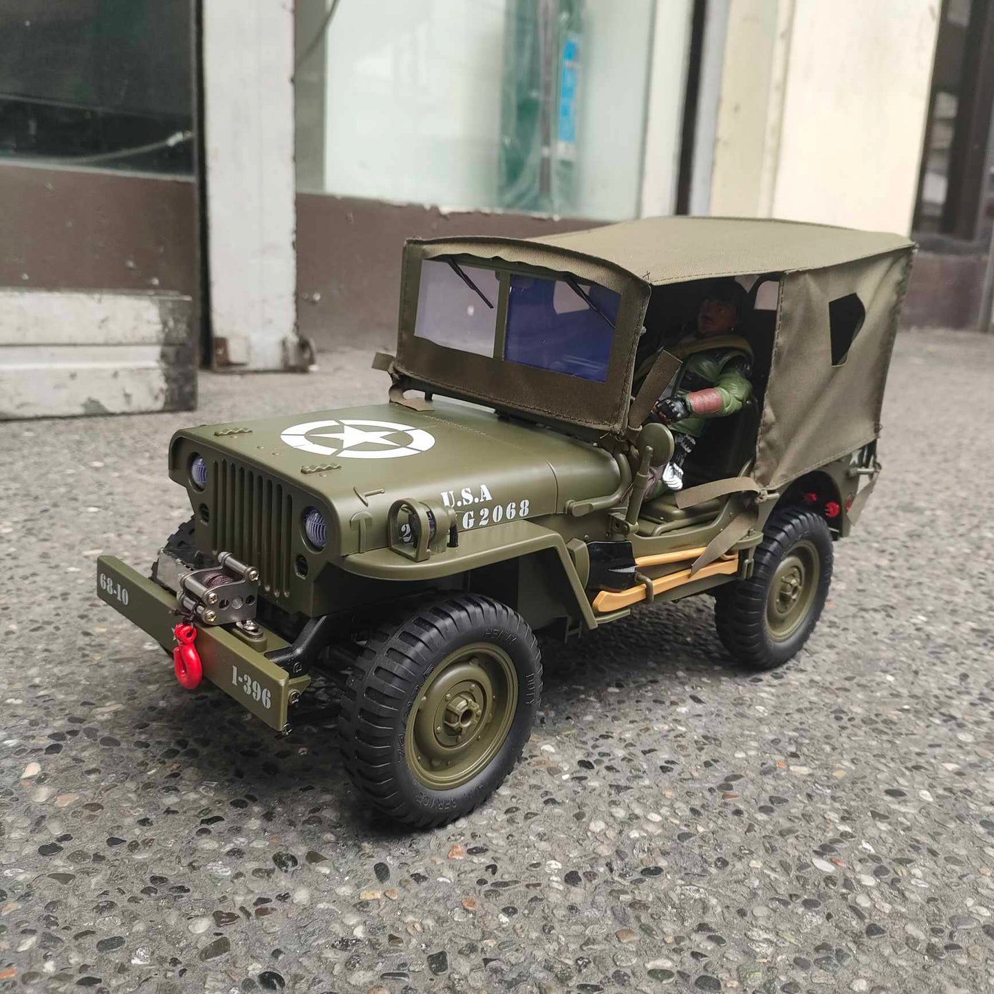 1:10 Willys Military Jeep Crawler