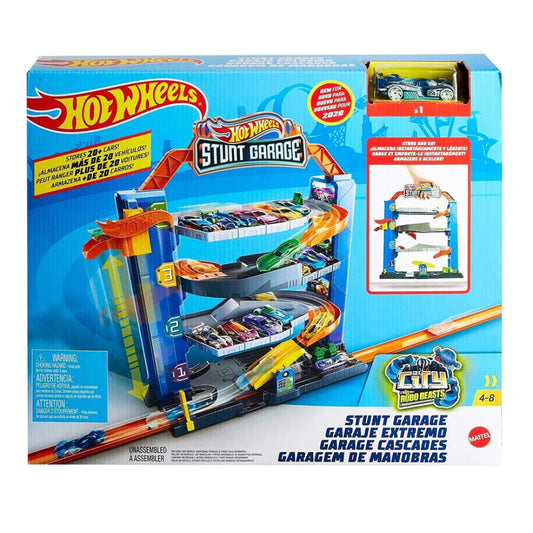 Hot Wheels Stunt Garage Play Set for Kids 4 years up