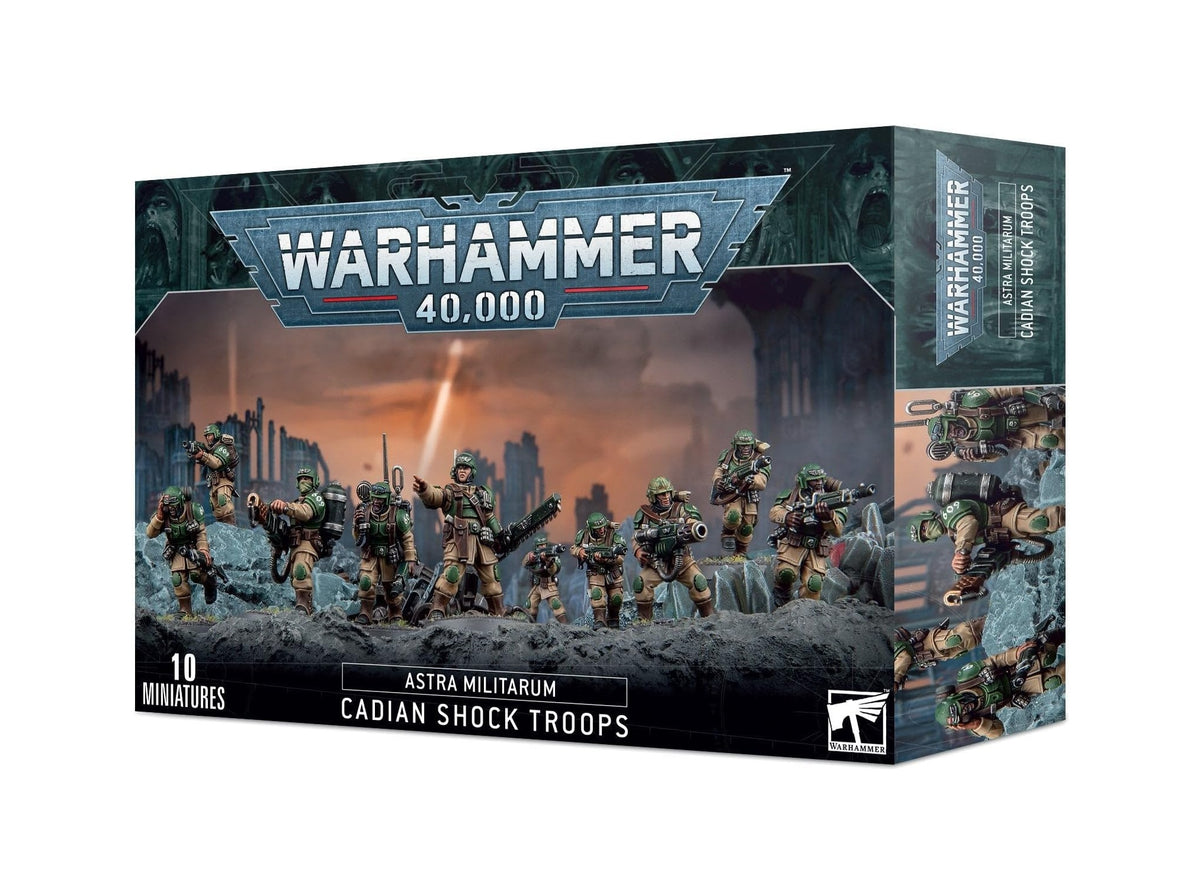 Warhammer 47-33 Astra Militarum Cadian Shock Troops