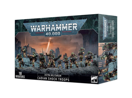 Warhammer 47-33 Astra Militarum Cadian Shock Troops