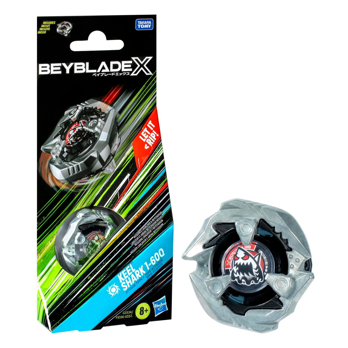 Hasbro Keel Shark 1-60Q (Beyblade X)