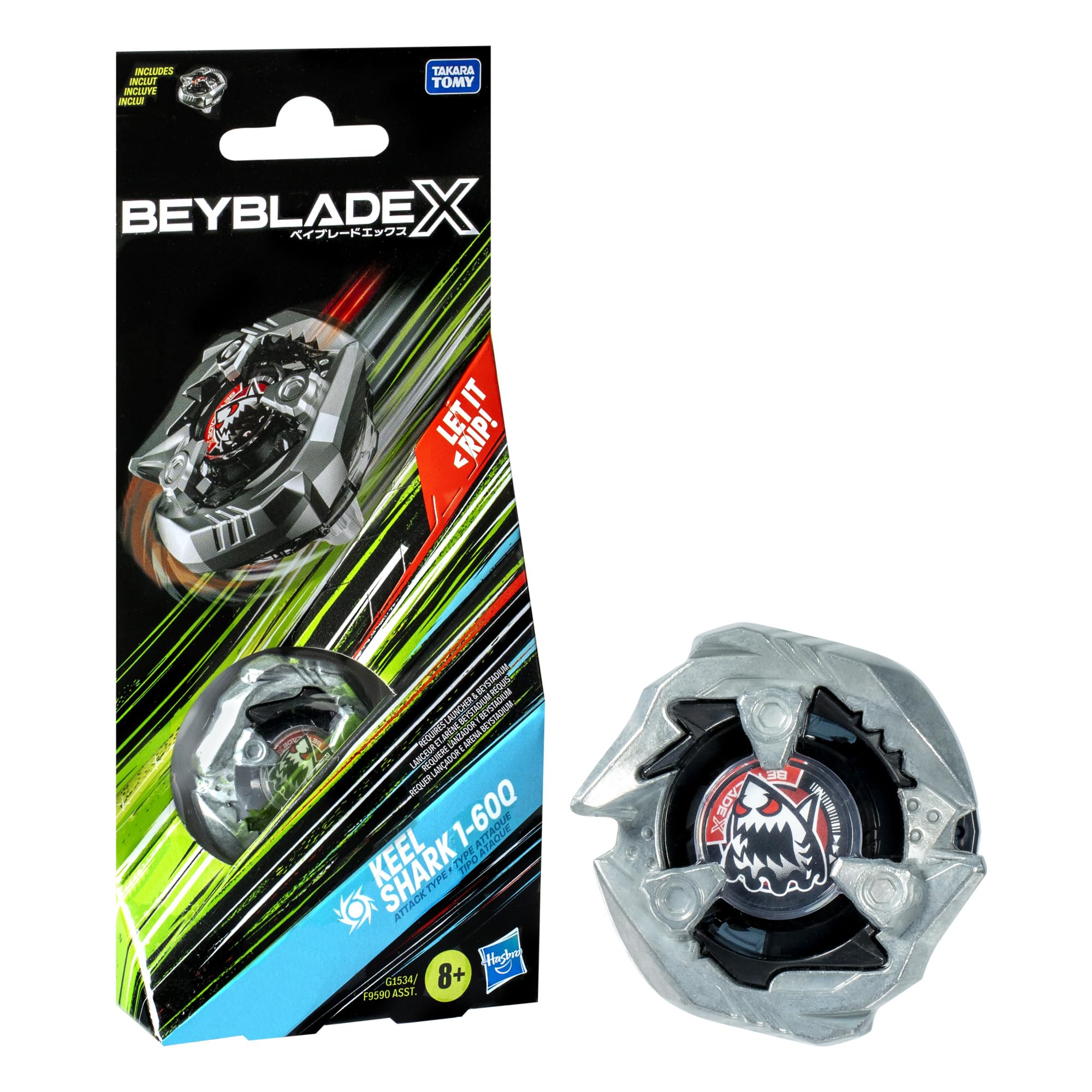 Hasbro Keel Shark 1-60Q (Beyblade X)