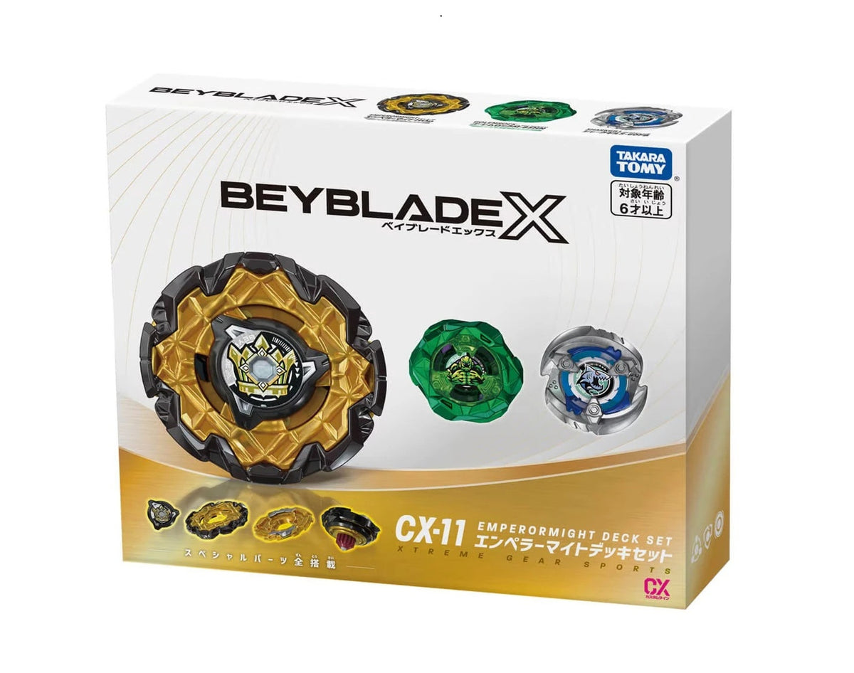 Beyblade X CX-11 Emperor Might Deck Set