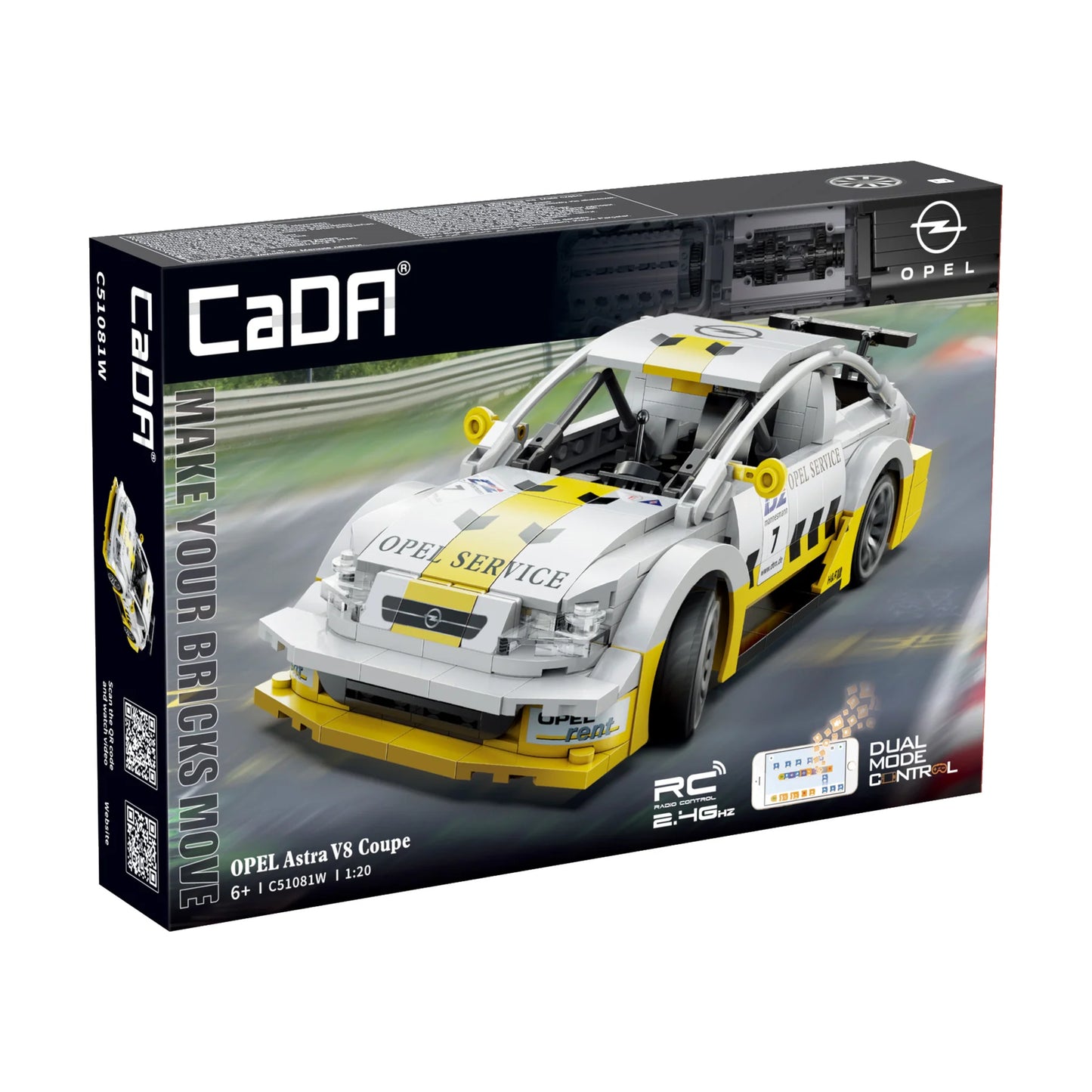 Cada 1:20 OPEL Astra V8 Coupe (Dual Control)