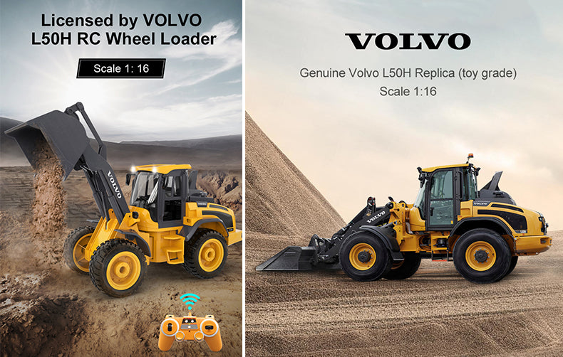 HOT Rc Wheel Loader Volvo 1/16 RC L260H VOLVO Front Loader