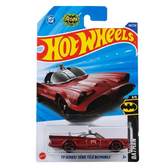 Hot Wheels Batman TV Series Tele Batmobile Red Mainline