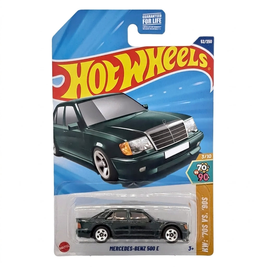 Hot Wheels '70s vs. '90s - Mercedes-Benz 500 E