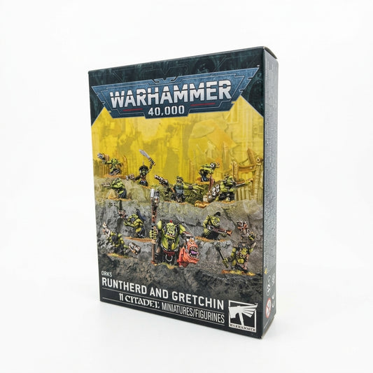 Warhammer 50-16 Orks Runtherd And Gretchin