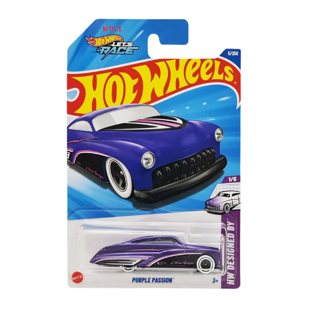 HOT WHEELS HW DESIGNED BY Purple Passion