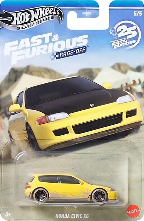 HOT WHEELS SILVER SERIES FAST & FURIOUS (RACE-OFF)