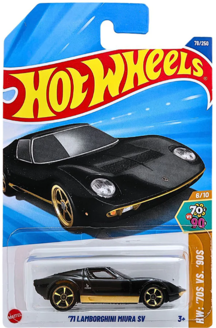 Hot Wheels HW '70S VS. 90'S - '71 Lamborghini Miura SV