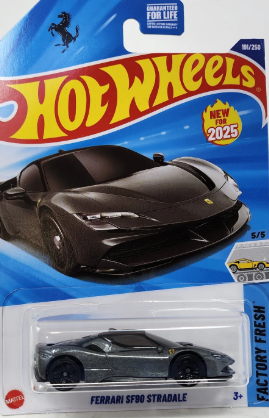 Hot Wheels Ferrari SF90 Stradale Dark Grey