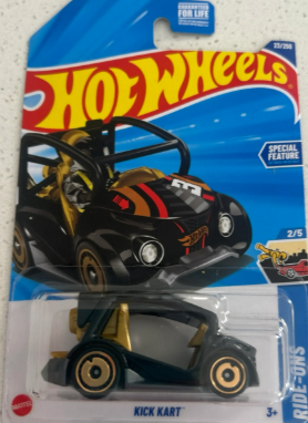 Wheels KICK KART Black HW Ride