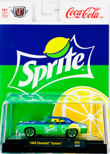 CHASE CARS-Sprite-1969 Chevrolet Camaro (M2 Machines Coca-Cola Release