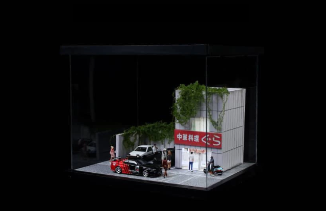 1:64 Street scene w/ LED Light