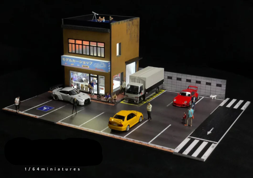 1:64 Diorama Japanese Store