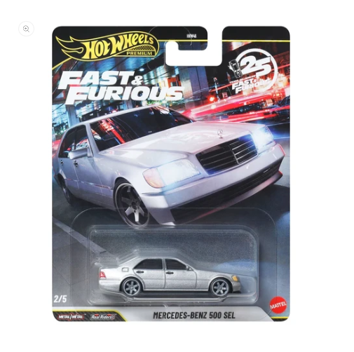 HOT WHEELS PREMIUM FAST & FURIOUS Mercedes-Benz 500 Sel