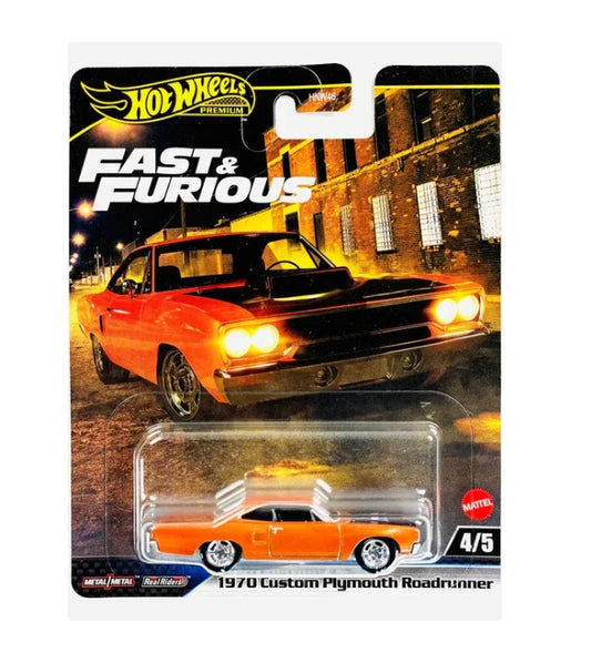 Hot Wheels Premium Fast & Furious 1970 Custom Plymouth Roadrunner