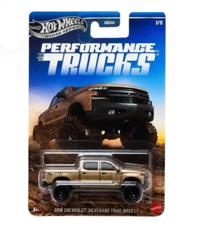 Hot Wheels Premium Performance Trucks - 2019 Chevrolet Silverado Trail Boss LT