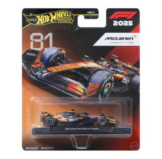 Hot Wheels Premium F1 Mclaren Formula 1 TEAM