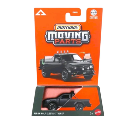 MatchBox Moving Parts Alpha Wolf Electric Truck