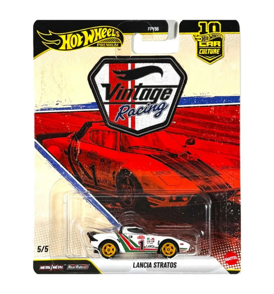 Hot Wheels Premium Vintage Racing Lancia Stratos