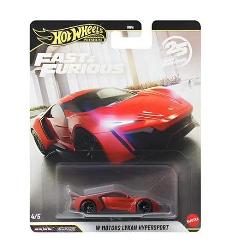 Hot Wheels Premium Fast & Furious W - Motors Lykan Hypersport