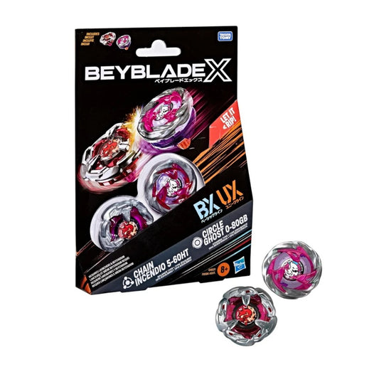 Beyblade X Circle Ghost 0-80GB UX & Chain Incendio 5-60HT