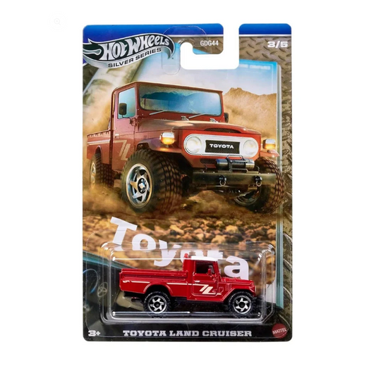 Hot Wheels Silver Series Toyota Trucks - Toyota Land Cruiser