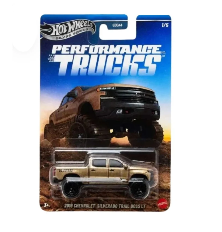 Hot Wheels Silver Series Performance Trucks - 2019 Chevrolet Silverado Trail Boss LT