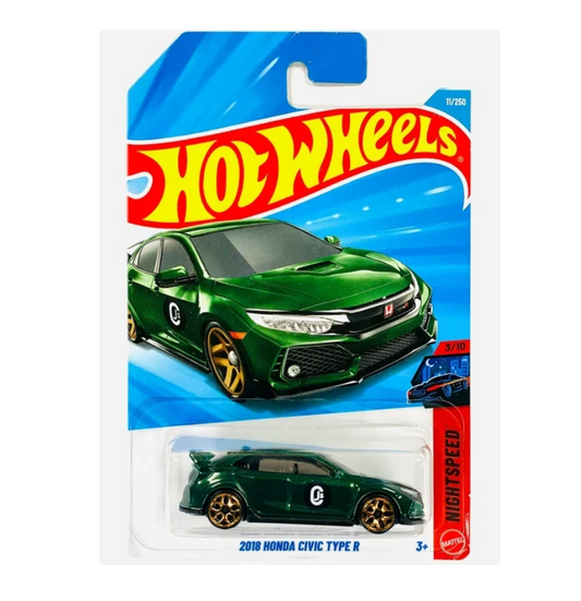 Hot Wheels Nigtspeeed - 2018 Honda Civic Type R