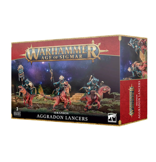 Warhammer 88-18 Seraphon Aggradon Lancers
