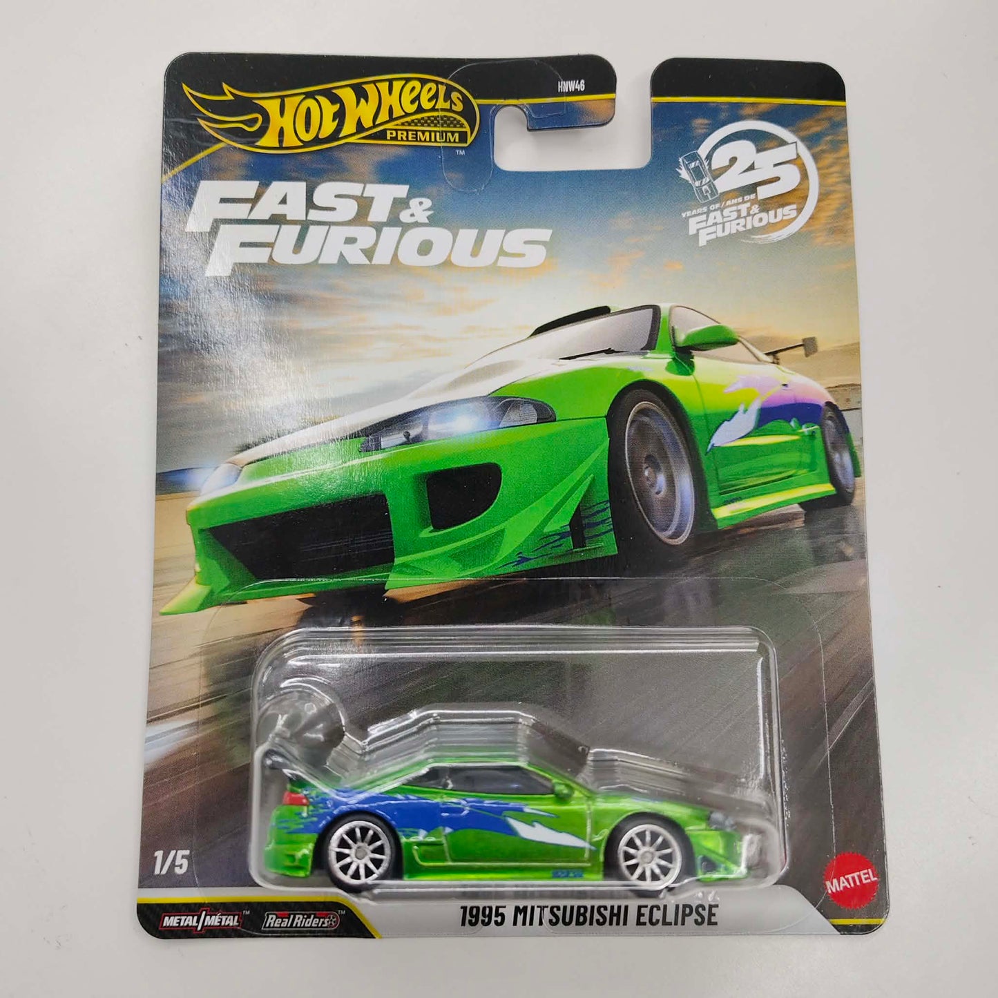 HOT WHEELS PREMIUM FAST & FURIOUS 1995 Mitsubishi Eclipse