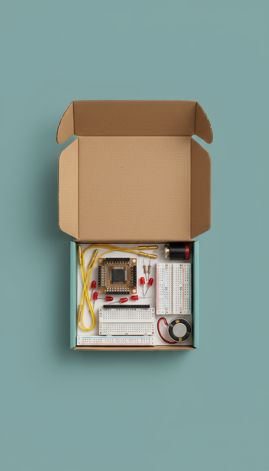Electronics Kit With Solder-Free Projects