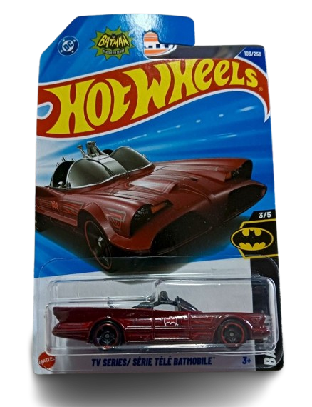 Hot Wheels TV Series Batmobile 3/5 NEW Red