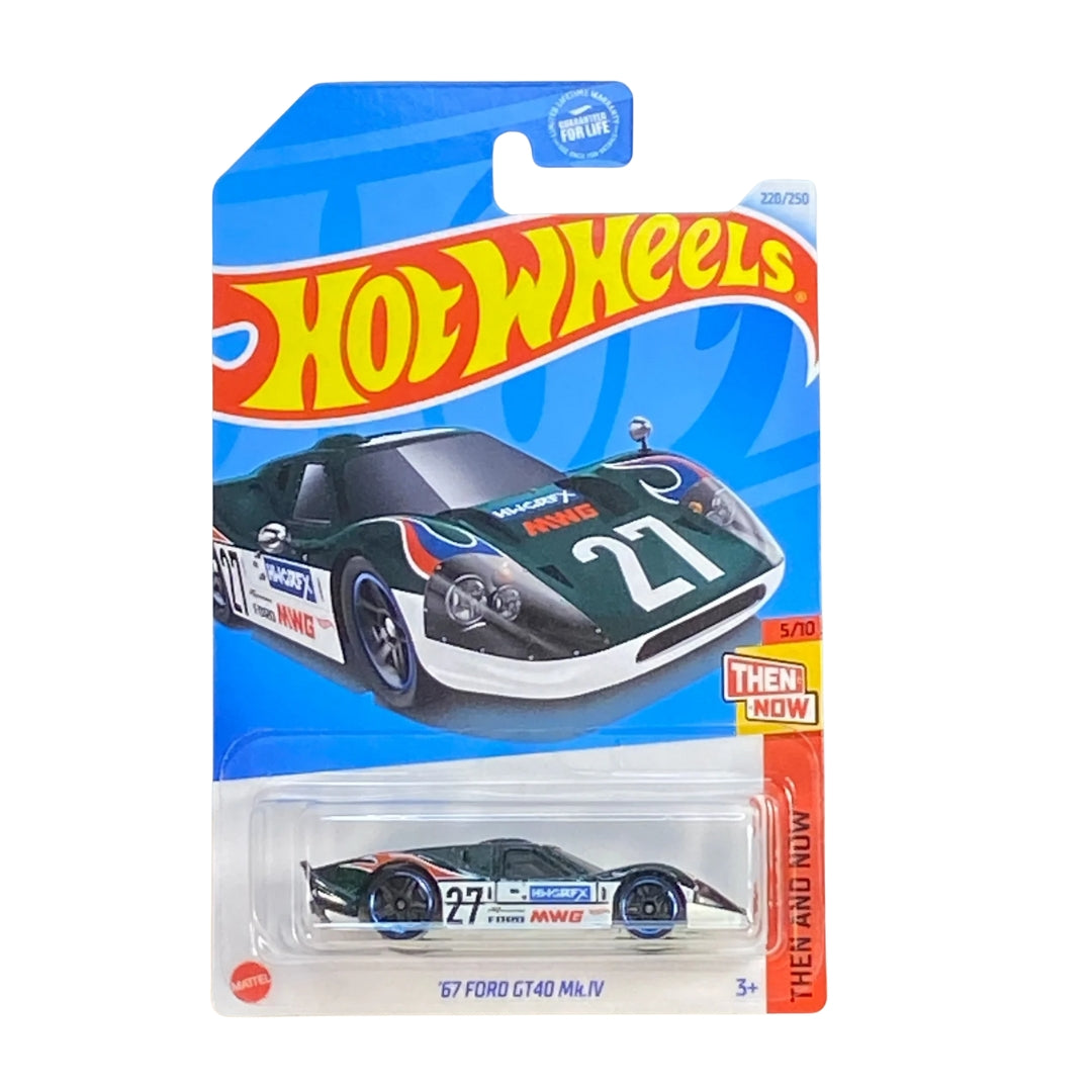 Hot Wheels THEN AND NOW '67 Ford GT40 Mk.IV